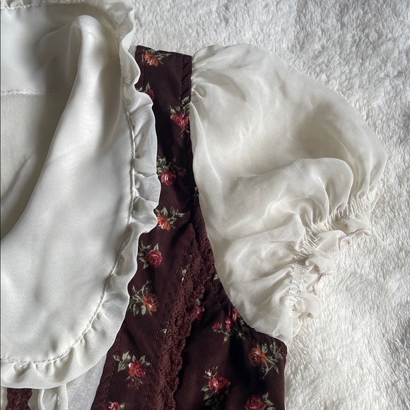 LIZ LISA Brown Floral Mini Dress - Picture 5 of 9